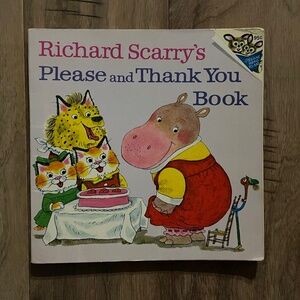 Vintage (1973) "Richard Scarry's Please and Thank You Book" Paperback Book